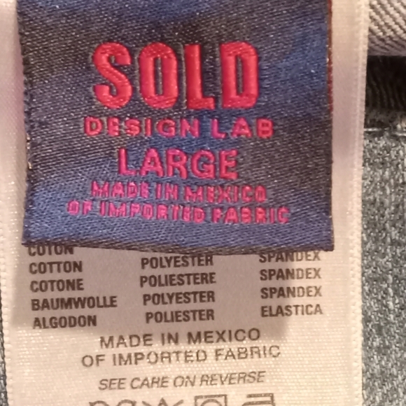 Vintage Y2K Jean Bell Bottom Hippie Cowgirl Mid Rise Mid Wash Blue Casual Wm L - Picture 3 of 12